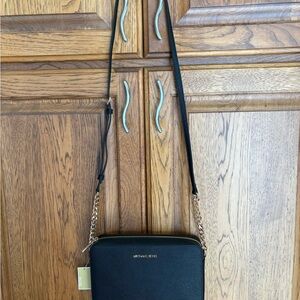NWT Michael Kors Black Jet Set Crossbody Bag